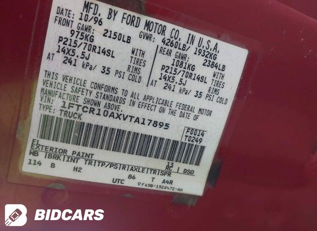 1FTCR10AXVTA17895 1997 Ford Ranger photo no. 9
