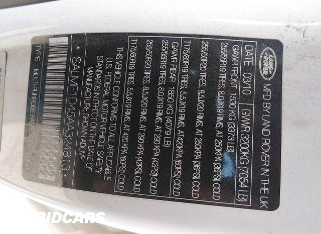 SALMF1D45AA324813 2010 Land Rover Range Rover photo no. 9
