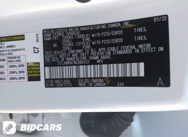 2T2JGMDA7NC080433 2022 Lexus RX photo no. 9