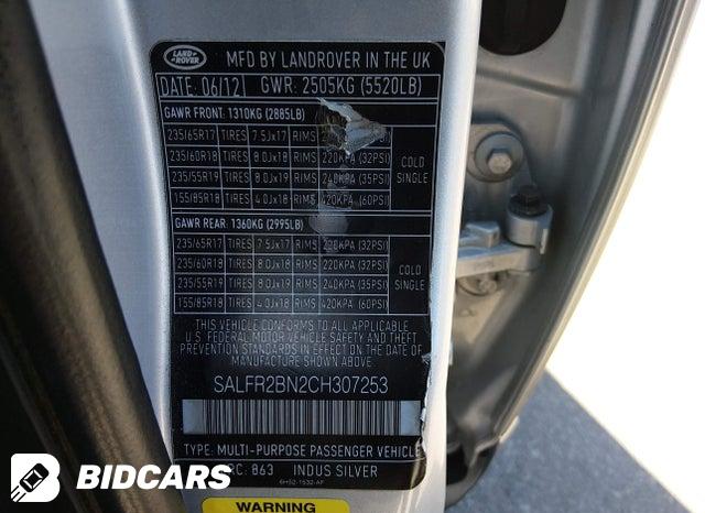 SALFR2BN2CH307253 2012 Land Rover LR2 photo no. 9