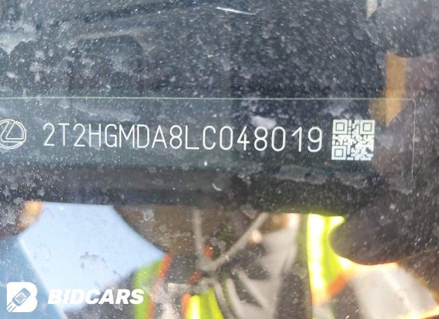 2T2HGMDA8LC048019 2020 Lexus RX photo no. 9