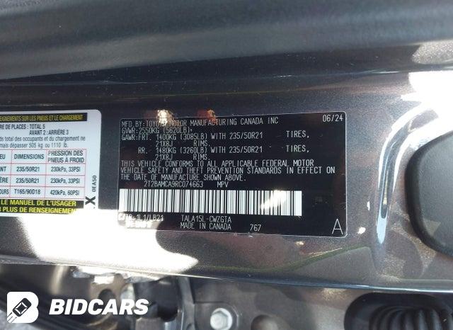 2T2BAMCA9RC074663 2024 Lexus RX photo no. 9