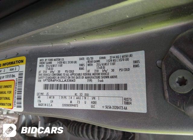 2020 Ford Ranger — VIN 1FTER4FH3LLA33643, фото 9