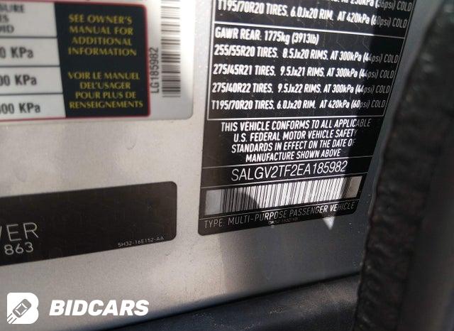 SALGV2TF2EA185982 2014 Land Rover Range Rover photo no. 9