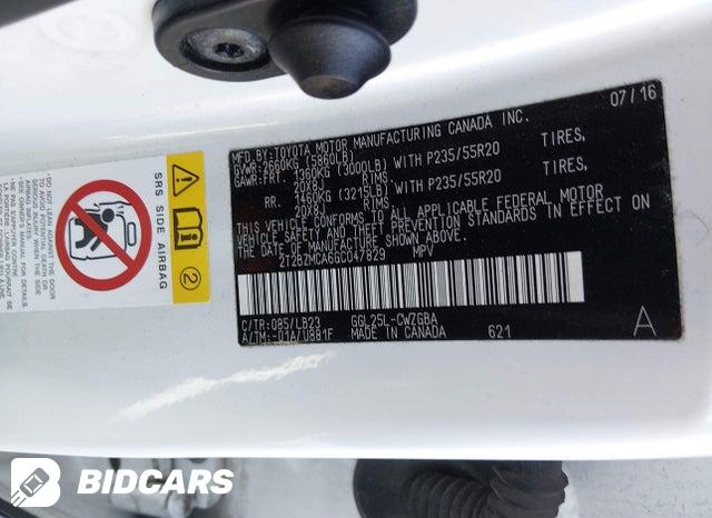 2016 Lexus RX — VIN 2T2BZMCA6GC047829, şəkil 9