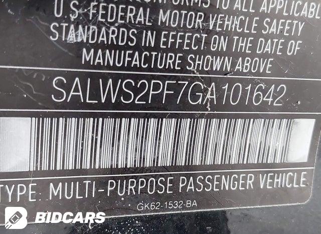 2016 Land Rover Range Rover — VIN SALWS2PF7GA101642, şəkil 9