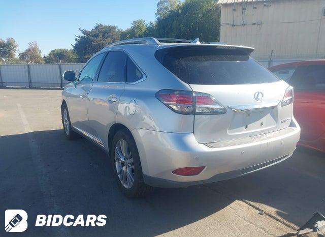 2T2ZK1BA6DC105470 2013 Lexus RX photo no. 3