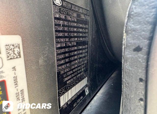 SALGS5RE4JA394868 2018 Land Rover Range Rover photo no. 9