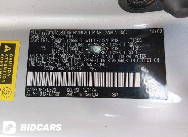2T2BK1BA9AC032575 2010 Lexus RX photo no. 9
