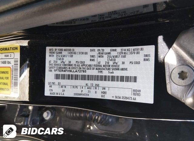 2020 Ford Ranger — VIN 1FTER4FH9LLA72785, фото 9
