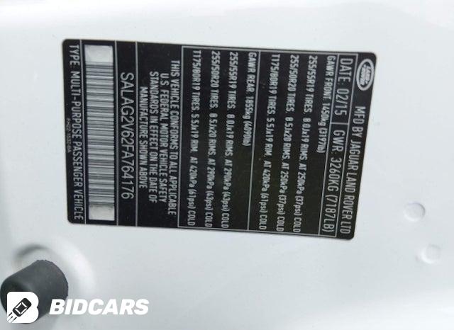 SALAG2V62FA764176 2015 Land Rover LR4 photo no. 9