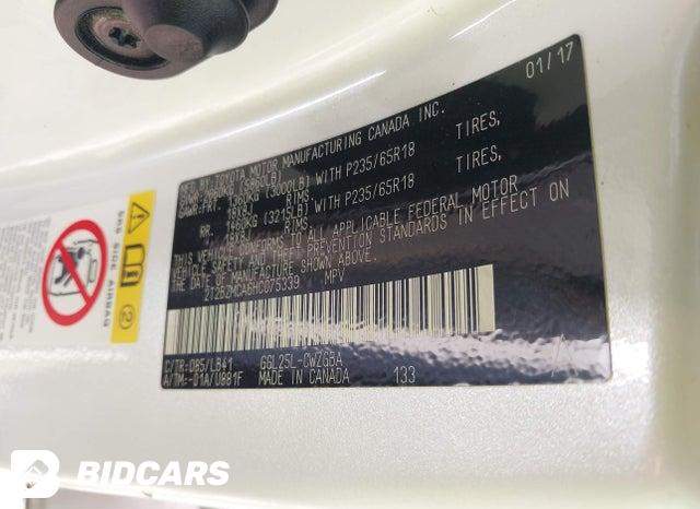2017 Lexus RX — VIN 2T2BZMCA6HC075339, şəkil 9