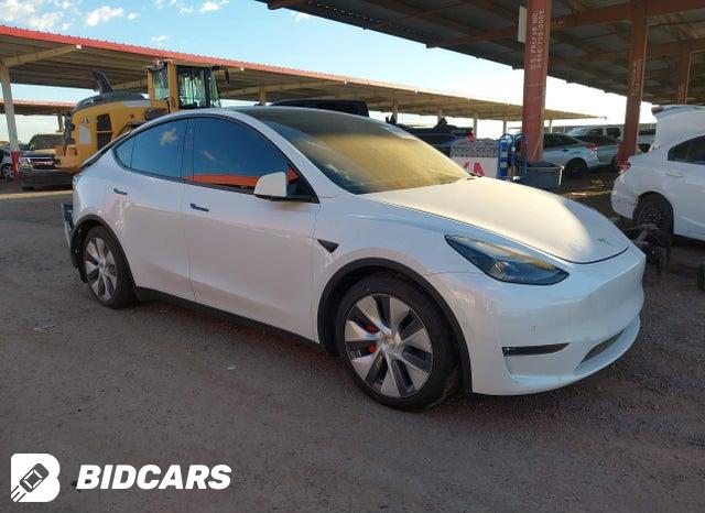 2022 Tesla MODEL Y — VIN 7SAYGDEF4NF347314, şəkil 1