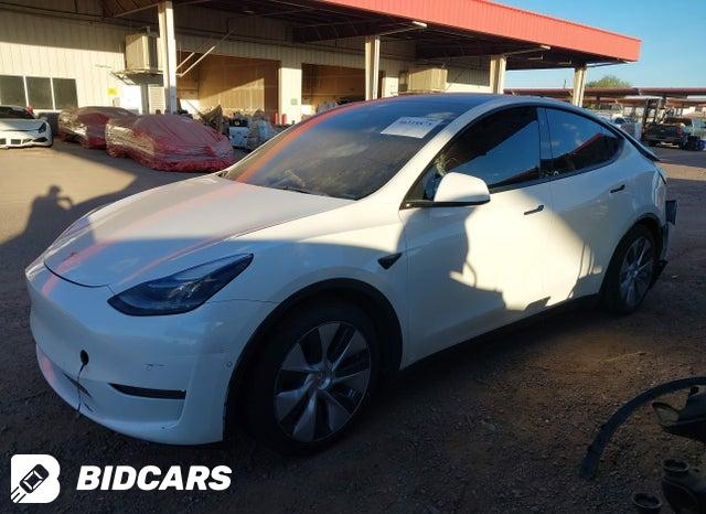 2022 Tesla MODEL Y — VIN 7SAYGDEF4NF347314, şəkil 2