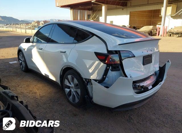 2022 Tesla MODEL Y — VIN 7SAYGDEF4NF347314, şəkil 3