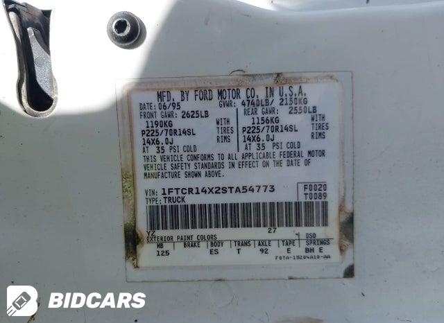 1FTCR14X2STA54773 1995 Ford Ranger photo no. 9