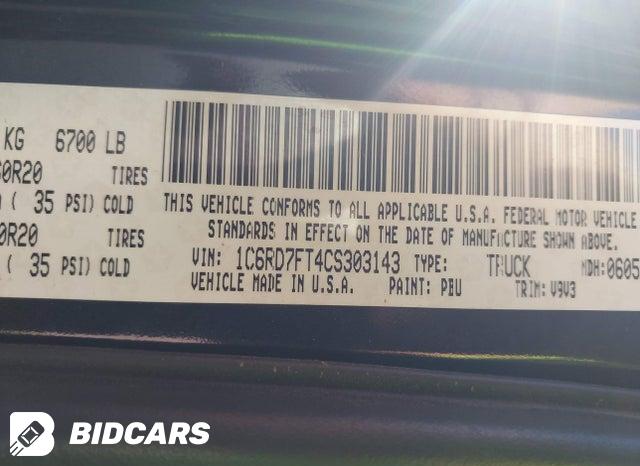 1C6RD7FT4CS303143 2012 RAM 1500 photo no. 9