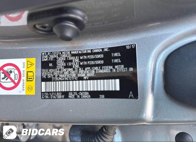 2017 Lexus RX — VIN 2T2BZMCA1HC121742, şəkil 9