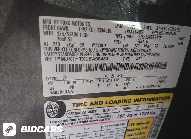 2020 Ford Expedition — VIN 1FMJK1HTXLEA96483, şəkil 9
