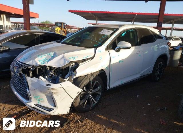 2020 Lexus RX — VIN 2T2HGMDA2LC053622, şəkil 2