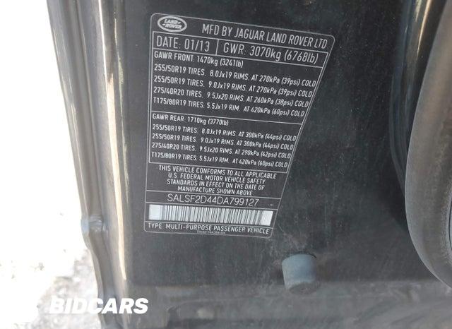SALSF2D44DA799127 2013 Land Rover Range Rover photo no. 9