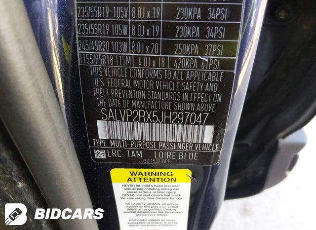 2018 Land Rover Range Rover — VIN SALVP2RX5JH297047, фото 9