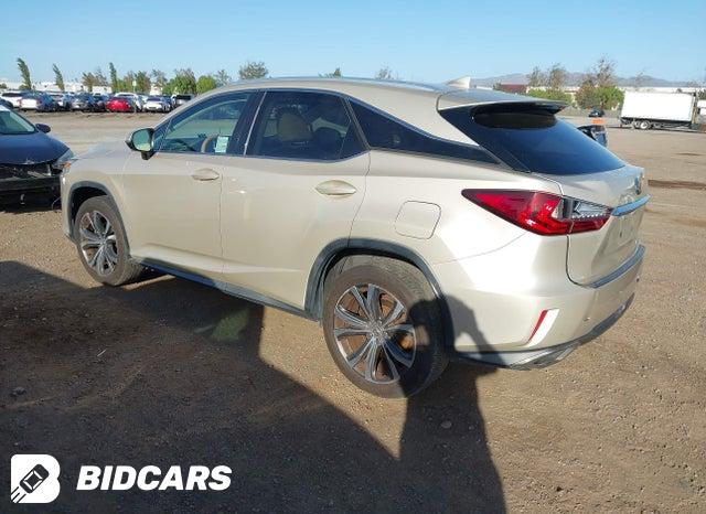 2017 Lexus RX — VIN 2T2ZZMCA6HC080099, şəkil 3