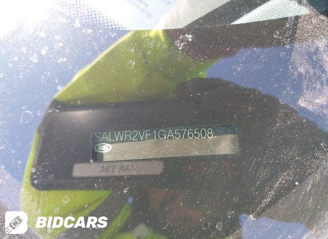 2016 Land Rover Range Rover — VIN SALWR2VF1GA576508, şəkil 9