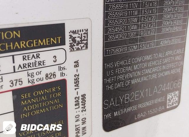 2020 Land Rover Range Rover — VIN SALYB2EX1LA244066, şəkil 9