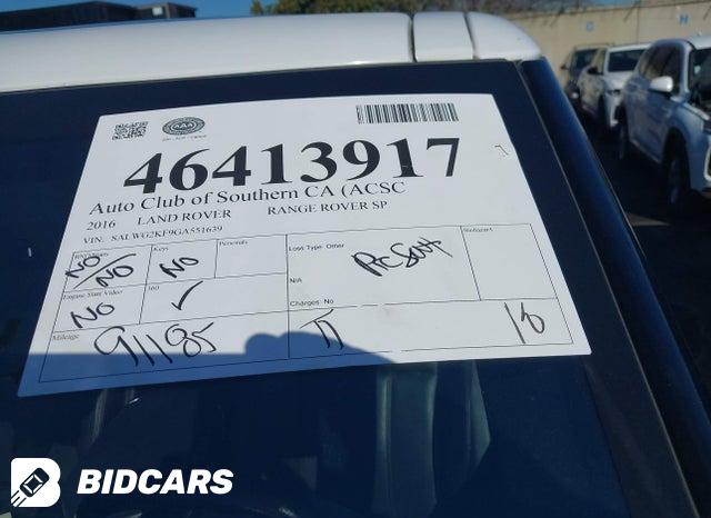 2016 Land Rover Range Rover — VIN SALWG2KF9GA551639, şəkil 11