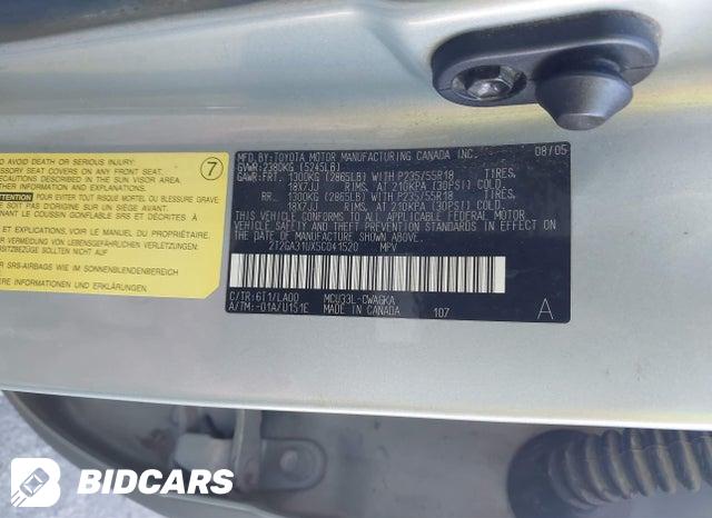 2T2GA31UX5C041520 2005 Lexus RX photo no. 9