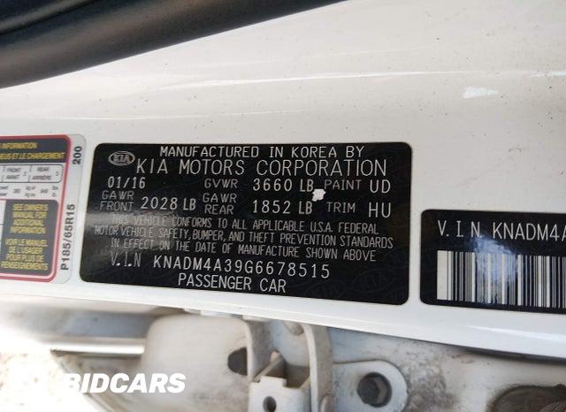 2016 KIA Rio — VIN KNADM4A39G6678515, şəkil 9