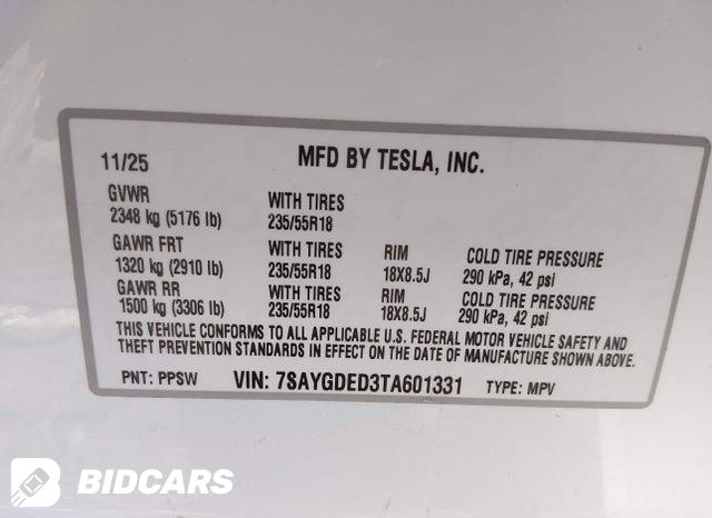 2026 Tesla MODEL Y — VIN 7SAYGDED3TA601331, şəkil 9
