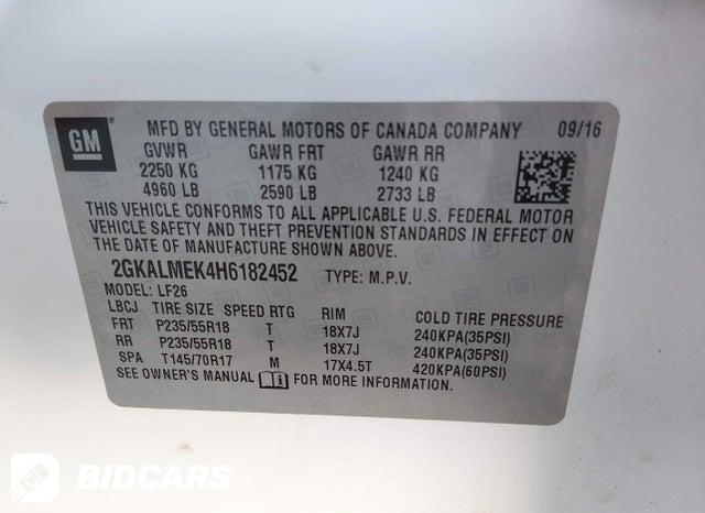 2017 GMC Terrain — VIN 2GKALMEK4H6182452, şəkil 9