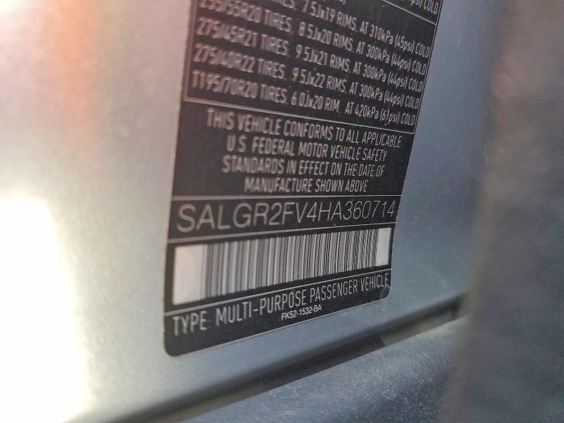SALGR2FV4HA360714 2017 Land Rover Range Rover photo no. 13