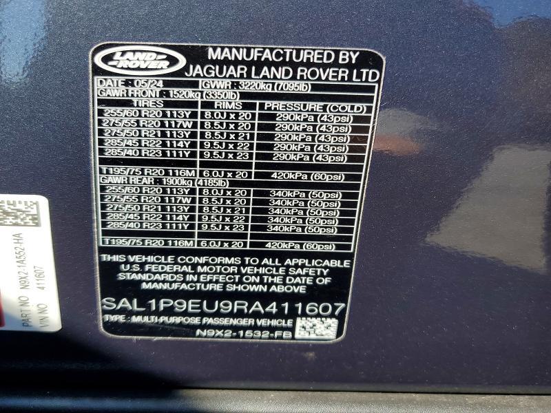 SAL1P9EU9RA411607 2024 Land Rover Range Rover photo no. 14