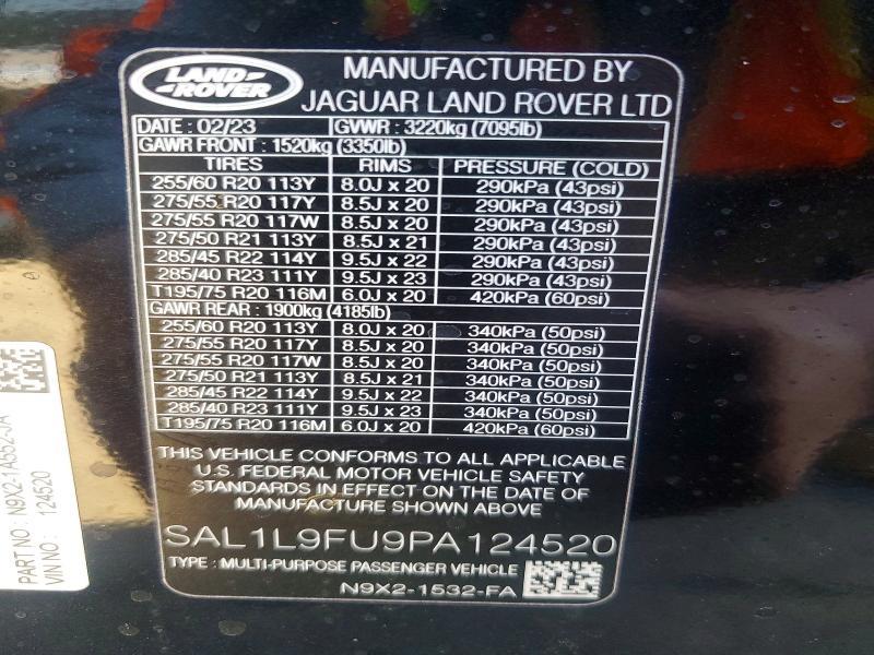 SAL1L9FU9PA124520 2023 Land Rover Range Rover photo no. 13