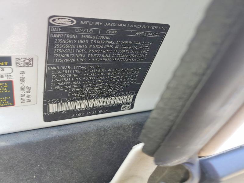 SALWG2RV4JA404651 2018 Land Rover Range Rover photo no. 13