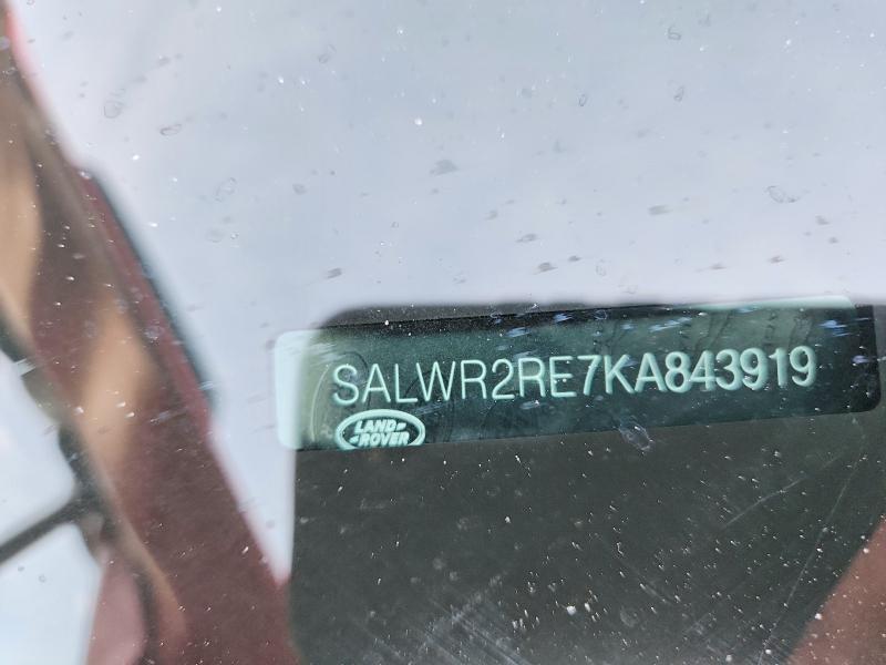 2019 Land Rover Range Rover — VIN SALWR2RE7KA843919, şəkil 14
