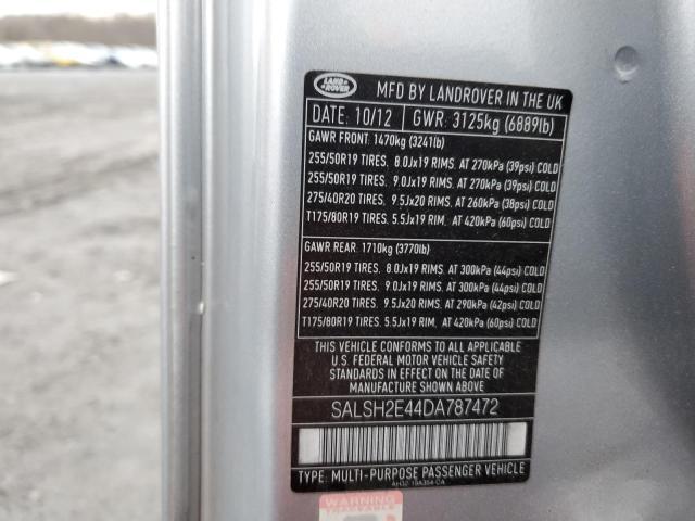 SALSH2E44DA787472 2013 Land Rover Range Rover photo no. 20