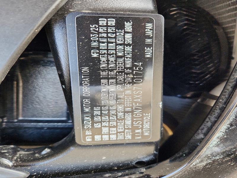 JS1GN7FAXS7101754 2025 Suzuki GSX-R600 photo no. 9