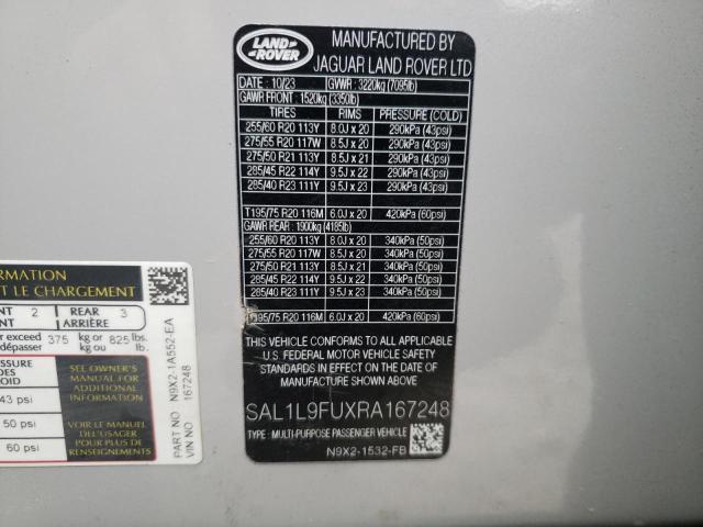 SAL1L9FUXRA167248 2024 Land Rover Range Rover photo no. 13