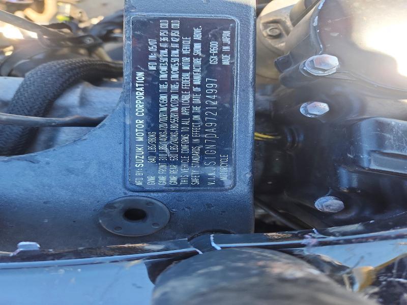 JS1GN7DA972124997 2007 Suzuki GSX-R600 photo no. 9