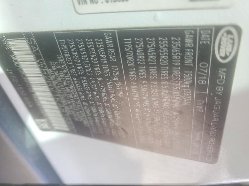 SALWR2RV1KA815890 2019 Land Rover Range Rover photo no. 13