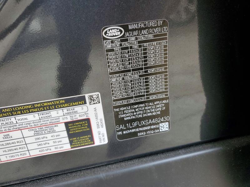 SAL1L9FUXSA482430 2025 Land Rover Range Rover photo no. 14