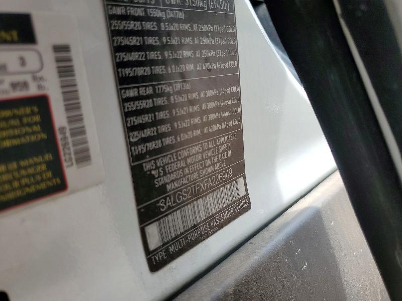 SALGS2TFXFA226949 2015 Land Rover Range Rover photo no. 13
