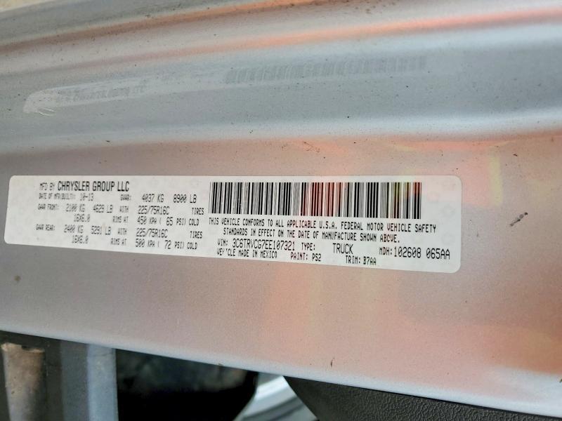 3C6TRVCG7EE107321 2014 RAM Promaster photo no. 13