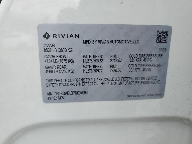 7PDSGABL3PN004096 2023 Rivian R1S photo no. 13