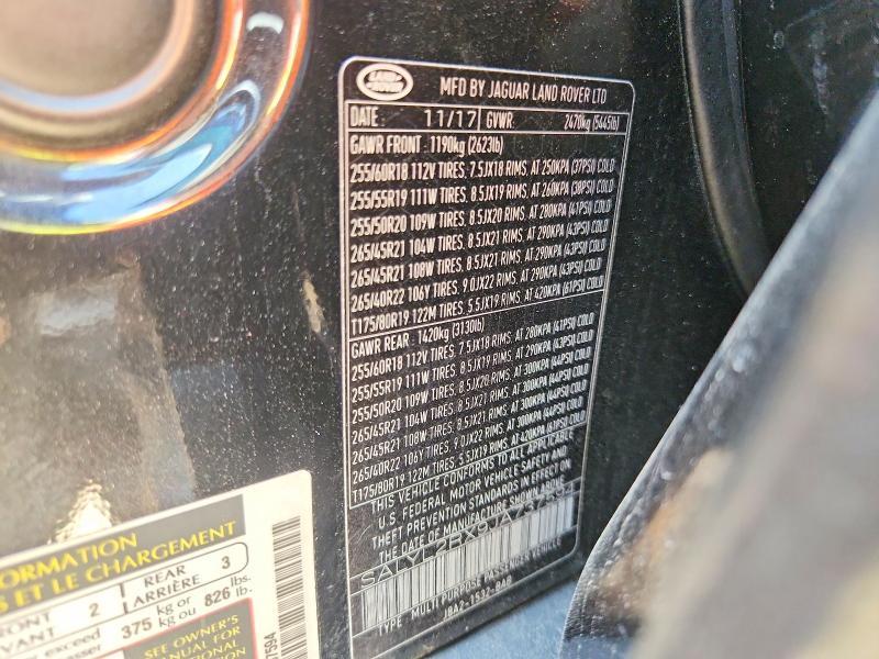 SALYL2RX9JA737594 2018 Land Rover Range Rover photo no. 13