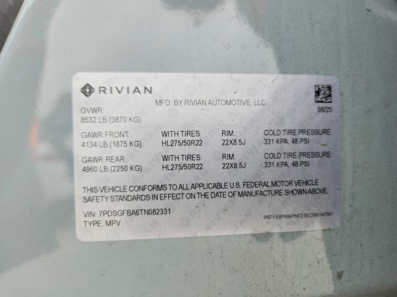7PDSGFBA6TN082331 2026 Rivian R1S photo no. 13